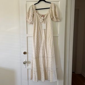 Show Me Your Mumu Cream Prairie Dress